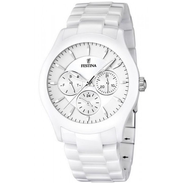 Buy Festina Men's Watch Ceramic F16639/1 Multifunction Quartz