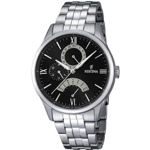 Orologio Festina Uomo Retro F16822/2 Multifunzione Quartz Comprare Orologio Festina Uomo Retro F16822/2 Multifunzione Quartz