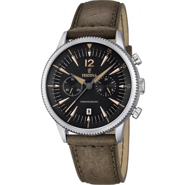 Orologio Festina Uomo Retro F16870/3 Cronografo Quartz Comprare Orologio Festina Uomo Retro F16870/3 Cronografo Quartz