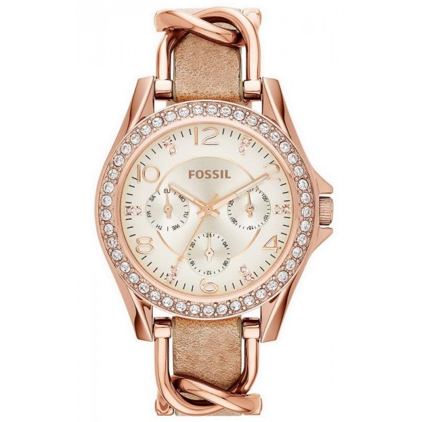 Fossil Damenuhr Riley ES3466 Multifunktions Quartz Kaufen Sie Fossil Damenuhr Riley ES3466 Multifunktions Quartz