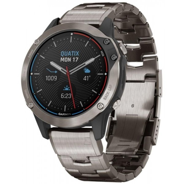 Buy Garmin Mens Watch Quatix 6 Titanium Sapphire 010-02158-95
