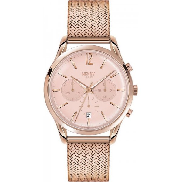 Henry London Women's Watch Shoreditch Quartz Chronograph HL39-CM-0168 Buy Henry London Women's Watch Shoreditch Quartz Chronograph HL39-CM-0168