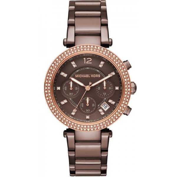 Montre Michael Kors Femme Parker MK6378 Chronographe Acheter Montre Michael Kors Femme Parker MK6378 Chronographe