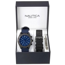 Acheter Montre Nautica Femme NST 402 Box Set NAI22508G Chronographe