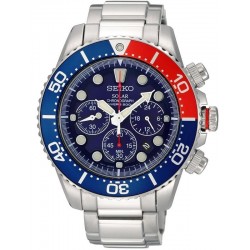 Seiko Men's Watch Prospex Chronograph Diver's 200M Solar SSC019P1