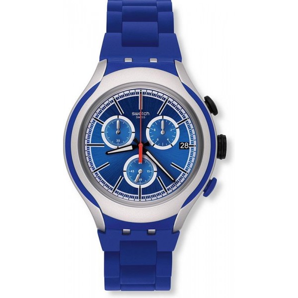 Orologio Swatch Uomo Irony Xlite Blue Attack Cronografo YYS4017AG Comprare Orologio Swatch Uomo Irony Xlite Blue Attack Cronografo YYS4017AG