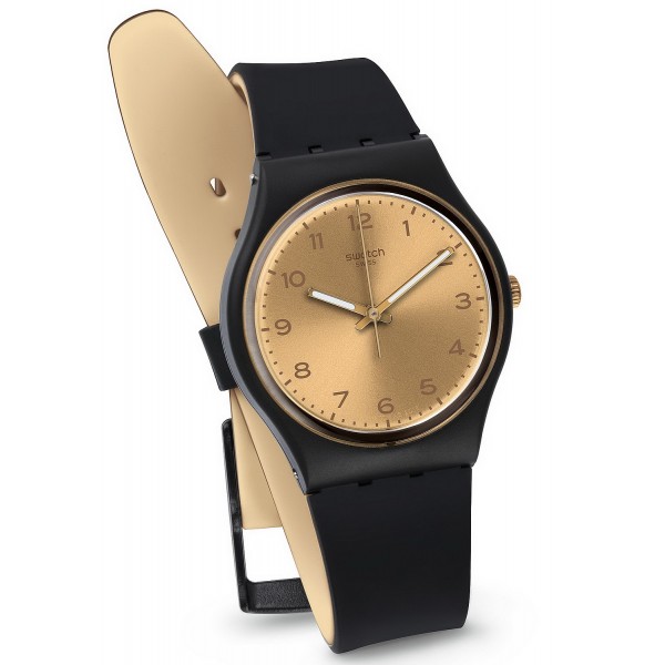 Swatch Unisex Watch Gent Golden Friend Too GB288 Buy Swatch Unisex Watch Gent Golden Friend Too GB288
