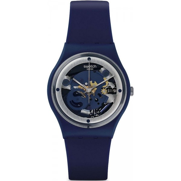 Orologio Swatch Unisex Gent Squelette Blue GN245 Comprare Orologio Swatch Unisex Gent Squelette Blue GN245