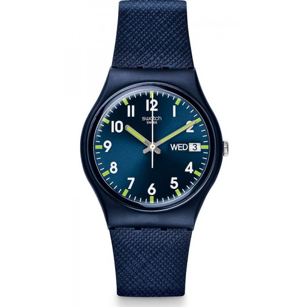 Swatch Unisex Watch Gent Sir Blue GN718 Buy Swatch Unisex Watch Gent Sir Blue GN718