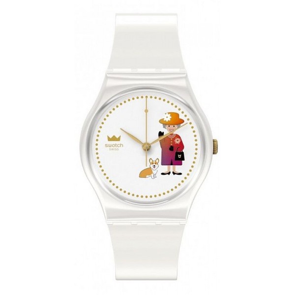 Swatch Uhr How Majestic Königin Elizabeth II GZ711 Swatch Uhr How Majestic Königin Elizabeth II GZ711 kaufen