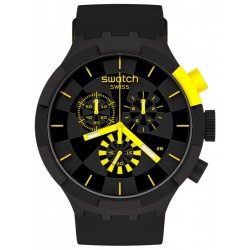 Swatch Watch Big Bold Chrono Checkpoint Yellow SB02B403
