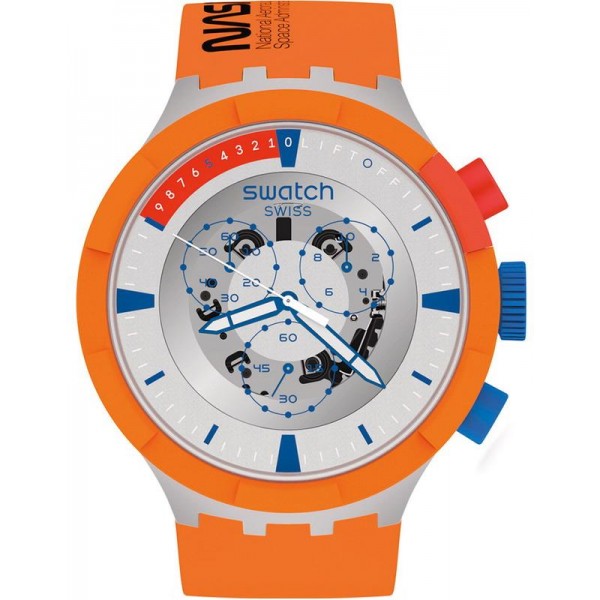 Orologio Swatch Big Bold Chrono Launch NASA SB04Z401 Comprare Orologio Swatch Big Bold Chrono Launch NASA SB04Z401