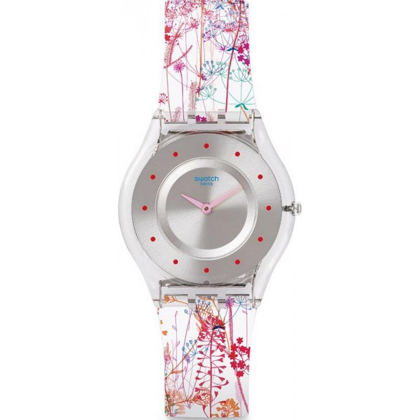 Montre Swatch Femme Skin Classic Jardin Fleuri SFE102 Acheter Montre Swatch Femme Skin Classic Jardin Fleuri SFE102