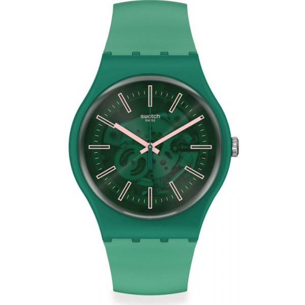 Comprare Orologio Swatch Unisex New Gent Sunbrush Grass SO29G100