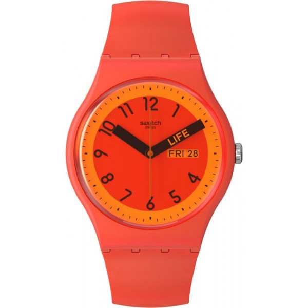Orologio Swatch Unisex New Gent Proudly Red SO29R705 Comprare Orologio Swatch Unisex New Gent Proudly Red SO29R705