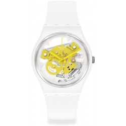 Orologio Swatch Unisex Gent Time To Yellow Small SO31W105