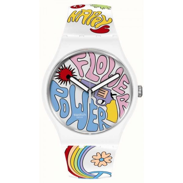 Swatch Damenuhr New Gent Power Of Peace SO32W107 Swatch Damenuhr New Gent Power Of Peace SO32W107 kaufen
