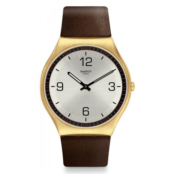 Orologio Swatch Uomo Skin Irony Skin Suit Coffee SS07G100 Comprare Orologio Swatch Uomo Skin Irony Skin Suit Coffee SS07G100