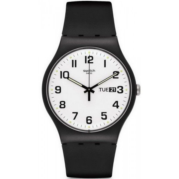 Kaufen Sie Swatch Unisexuhr New Gent Twice Again SUOB705