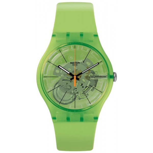 Comprare Orologio Swatch Unisex New Gent Kiwi Vibes SUOG118