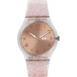 Comprare Orologio Swatch Donna New Gent Pink Glistar SUOK703