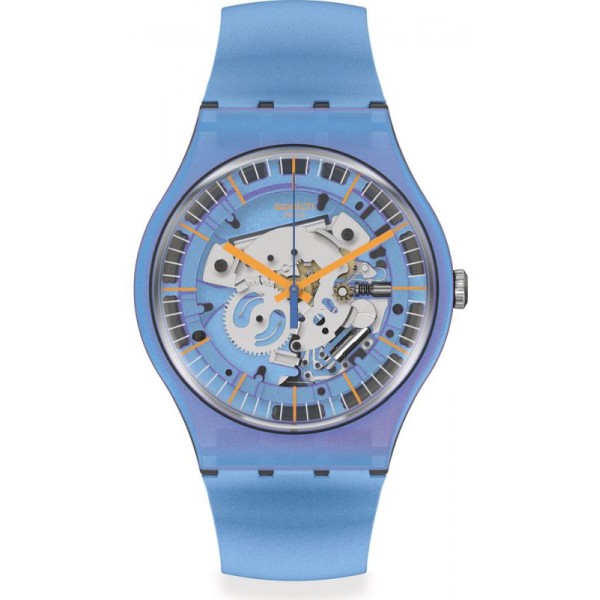 Swatch Unisexuhr New Gent Shimmer Blue SUOM116 kaufen