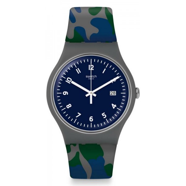 Comprare Orologio Swatch Unisex New Gent Camougreen SUOM400