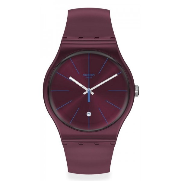 Swatch Unisex Watch New Gent Burgundazing SUOR402 Buy Swatch Unisex Watch New Gent Burgundazing SUOR402