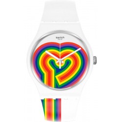 Buy Swatch Womens Watch New Gent Beating Love SUOW171