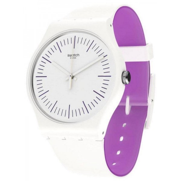 Swatch Damenuhr New Gent Whitenpurple SUOW173 Swatch Damenuhr New Gent Whitenpurple SUOW173 kaufen