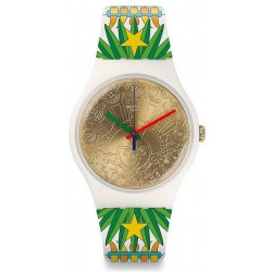 Swatch Mika Unisex Watch New Gent Mumu-Cucurrucucu SUOZ210