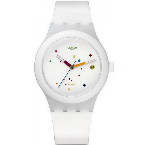 Montre Swatch Unisex Sistem51 Sistem White Automatique SUTW400 Acheter Montre Swatch Unisex Sistem51 Sistem White Automatique SUTW400