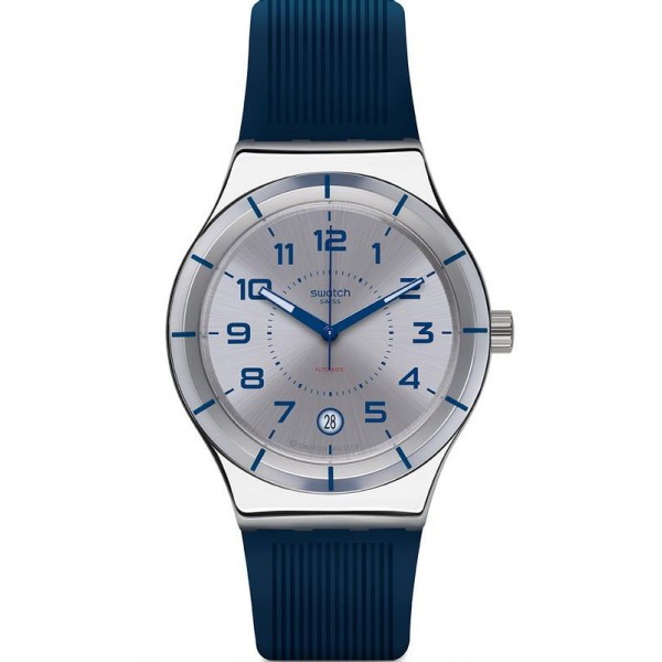 Swatch Unisexuhr Irony Sistem51 Sistem Navy Automatik YIS409 Kaufen Sie Swatch Unisexuhr Irony Sistem51 Sistem Navy Automatik YIS409