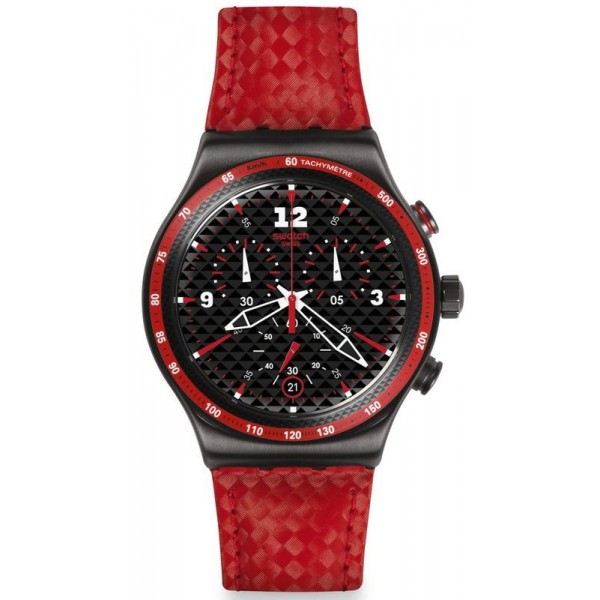Buy Swatch Men's Watch Irony Chrono Rosso Fuoco YVM401