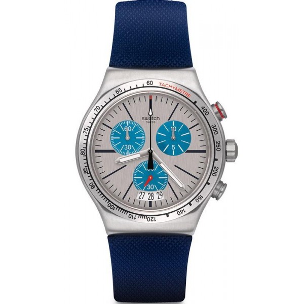 Buy Swatch Unisex Watch Irony Chrono Blau Me On YVS435