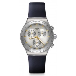 Swatch Unisex Watch Irony Chrono Darkmeblue YVS460
