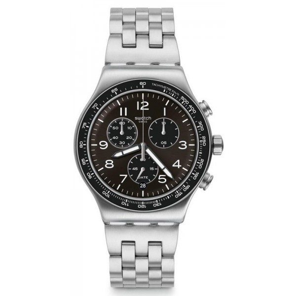 Swatch Mens Watch Irony Chrono Deepgrey YVS465G Buy Swatch Mens Watch Irony Chrono Deepgrey YVS465G