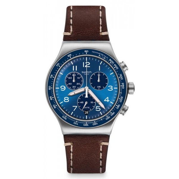 Acheter Montre Swatch Homme Irony Chrono Casual Blue YVS466
