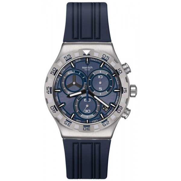 Buy Swatch Mens Watch Irony Chrono Teckno Blue YVS473