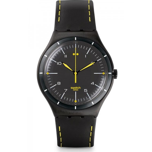 Swatch Men's Watch Irony Big Classic Black Bliss YWB100 Buy Swatch Men's Watch Irony Big Classic Black Bliss YWB100